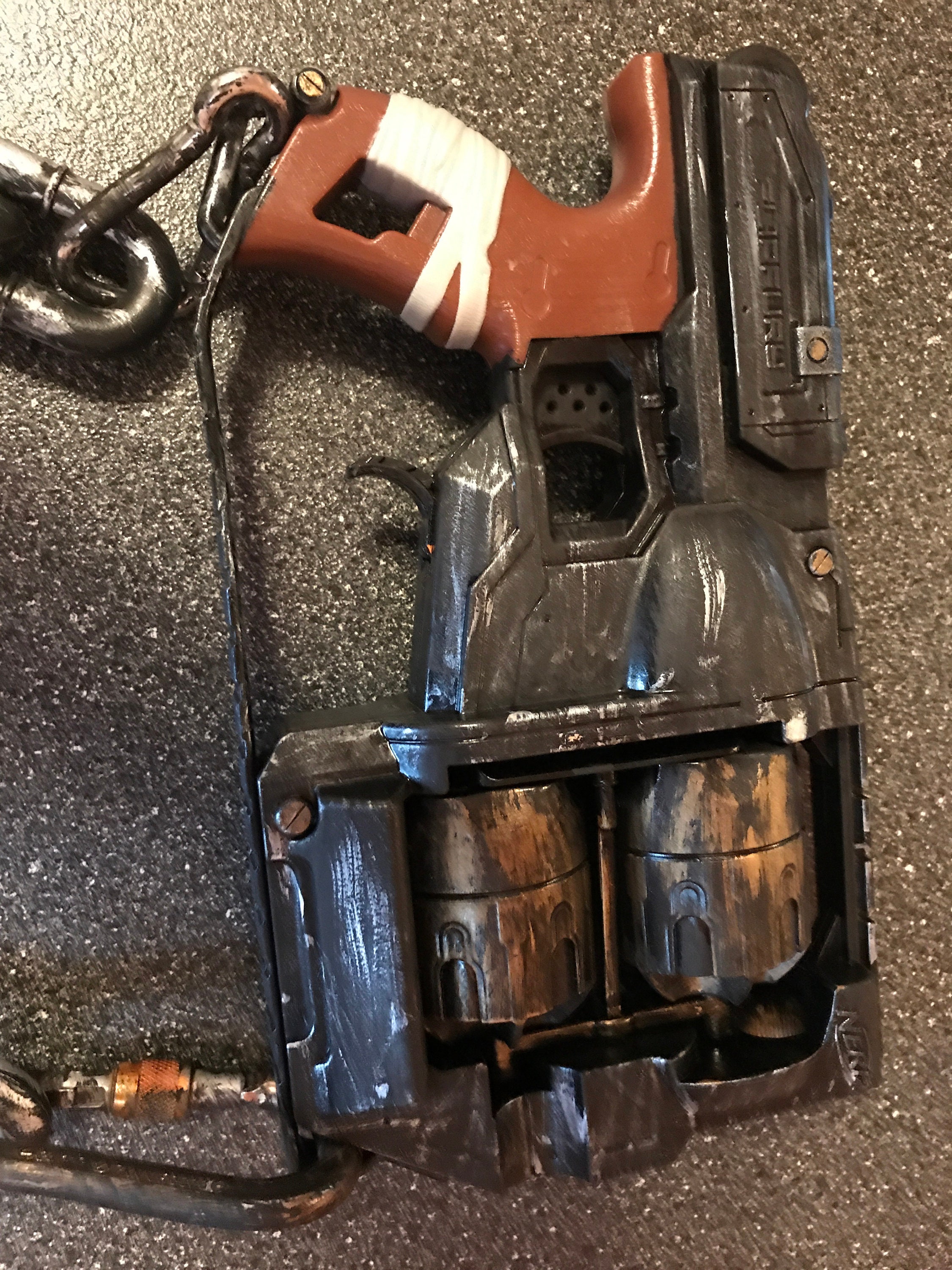 Pistola nerf outlet doble cañon