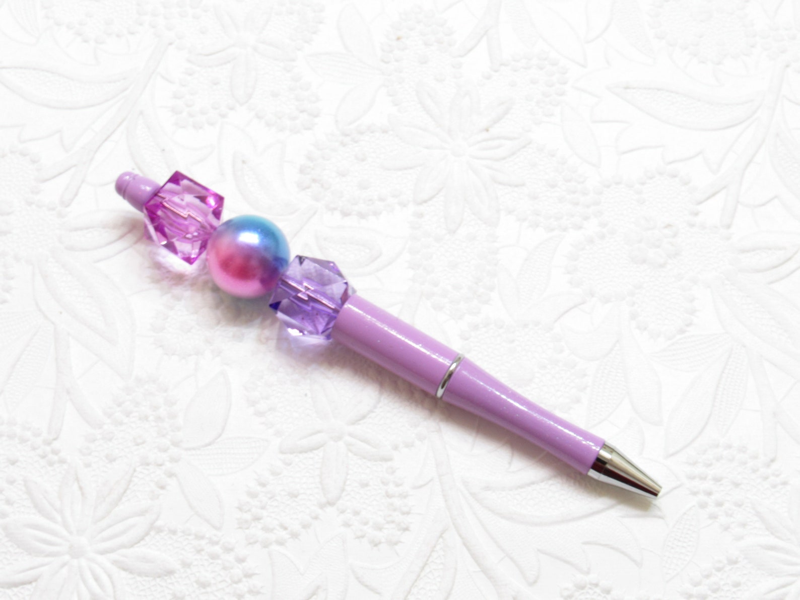 Sale 1.75 New Beadable Pens Lavender Bubblegum Beadable Pen | Etsy