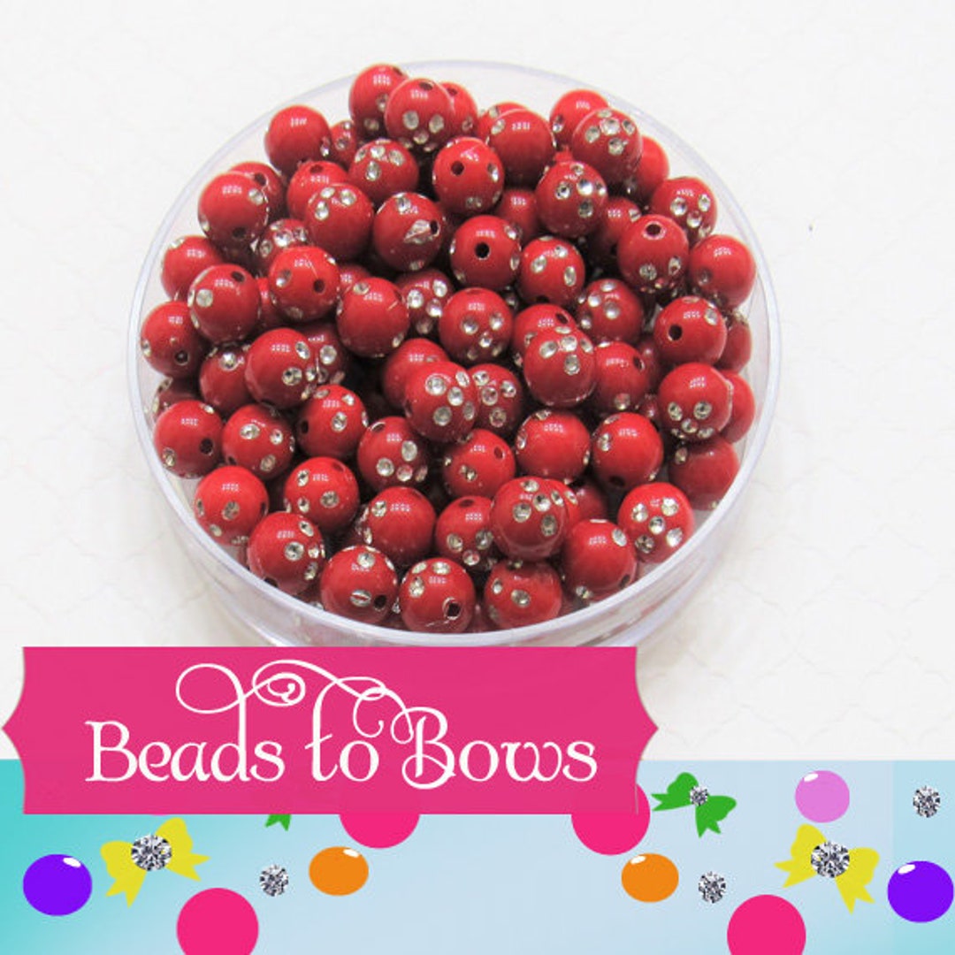 12mm Chunky Berry Beads, Acrylic Bubblegum Round Beads, Beaded Ball, MiniatureSweet, Kawaii Resin Crafts, Decoden Cabochons Supplies