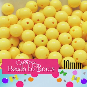 Assorted Yellow 20mm Acrylic Beads – Grammy Tammy's Beads