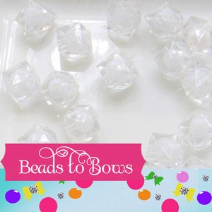 Bow Tie Beads 12x12mm clear Bead - FLAT RATE SHIPPING - Translucent Jewelry  Making - Gold or Silver Wire Bangles