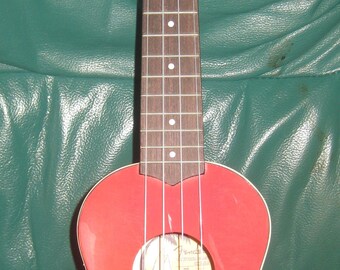 Vintage Fender Soprano Ukulele Venice Model Red