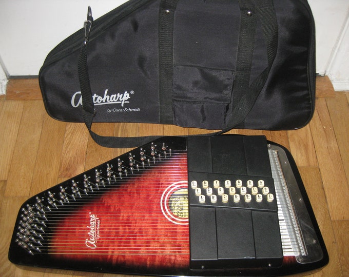 Autoharp Oscar Schmit 21 Chords OS21C With Gig Bag Case Ready Etsy