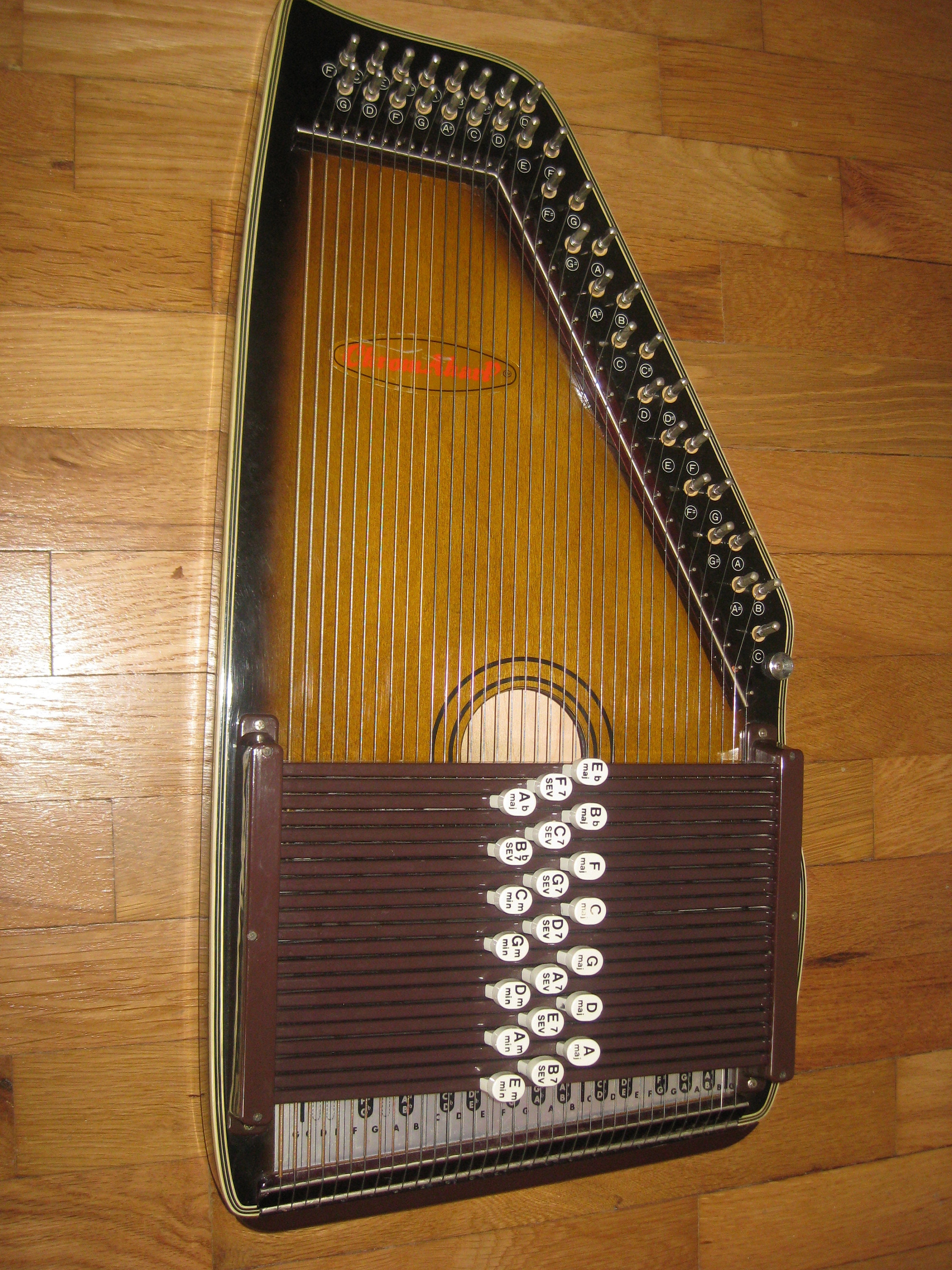 Autoharp Chromaharp Rhythm Band 21 Chords Case Ready to Play Etsy