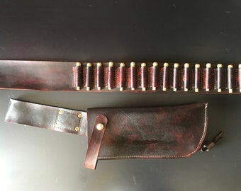 Boba Fett inspired Cosplay holster Belt | The Mandalorian | Star Wars | Handmade | Ammo belt