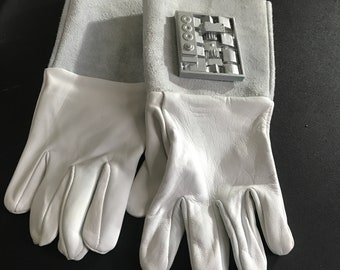 Luke Skywalker, Han Solo Hoth, ATAT driver Snow Trooper Gloves with Comm link | Star Wars Replica Cosplay Wearable | Empire Strikes Back |