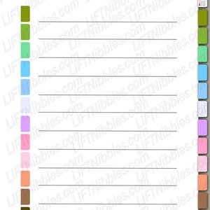 12 Tab Dividers, Digital Tabbed Page Dividers for GoodNotes, Notability, Index Included, Instant Download, Digital Journal Tabs, Neutral image 2