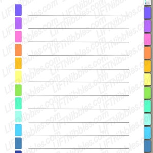 12 Tab Dividers, Digital Tabbed Page Dividers for GoodNotes, Notability, Index Included, Instant Download, Digital Journal Tabs, Pastels image 2