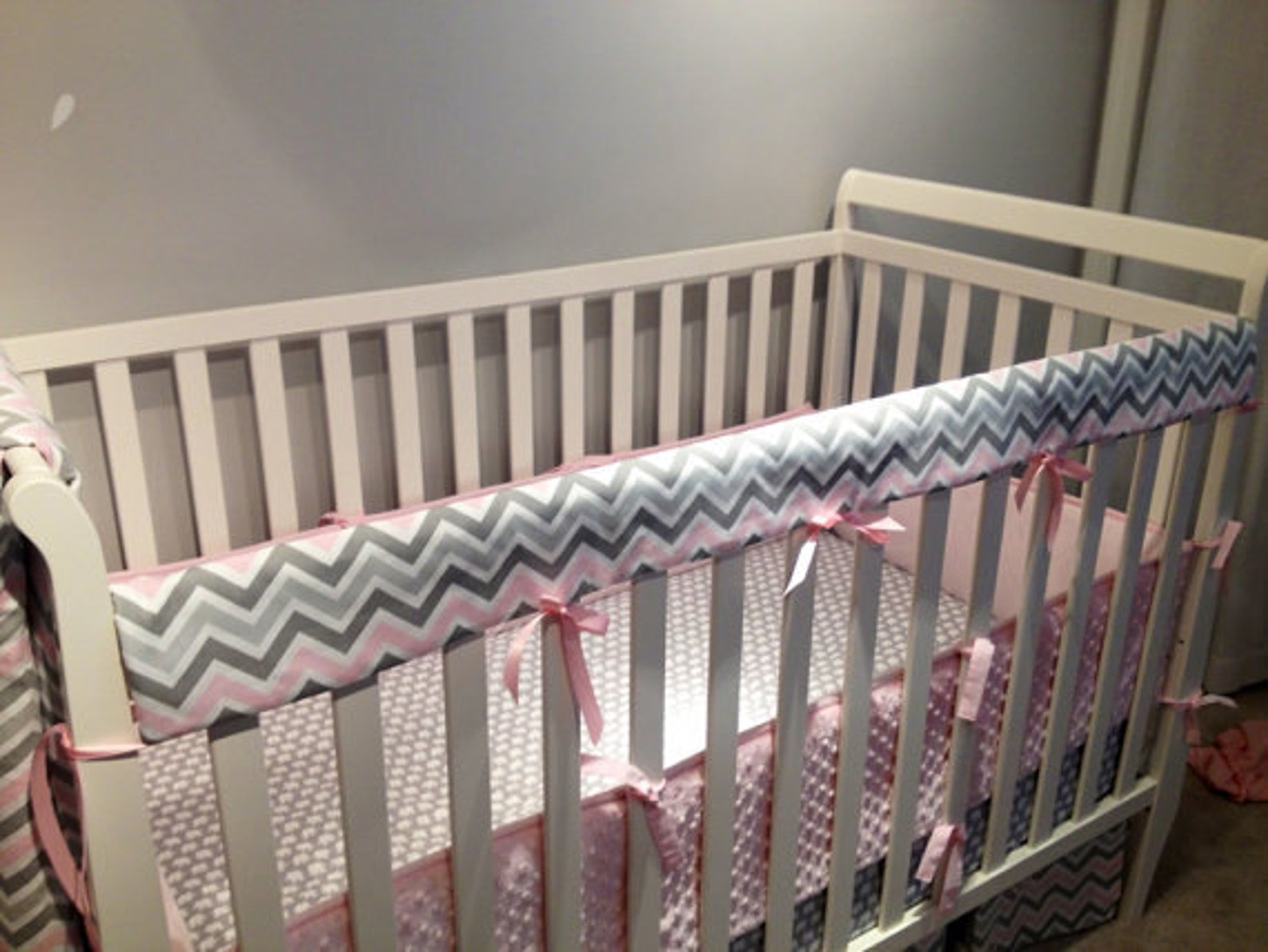 Floral Crib Rail Teething Guard Set of 3 Etsy