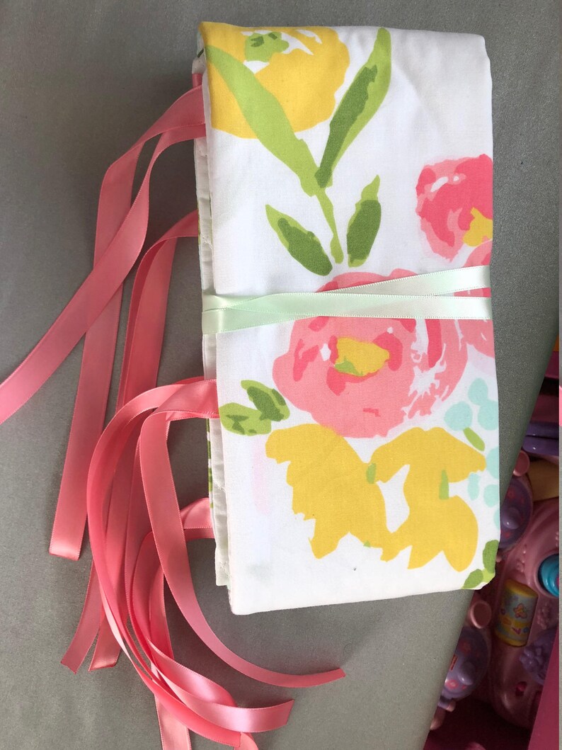 Floral Crib Rail Teething Guard Set of 3 Etsy