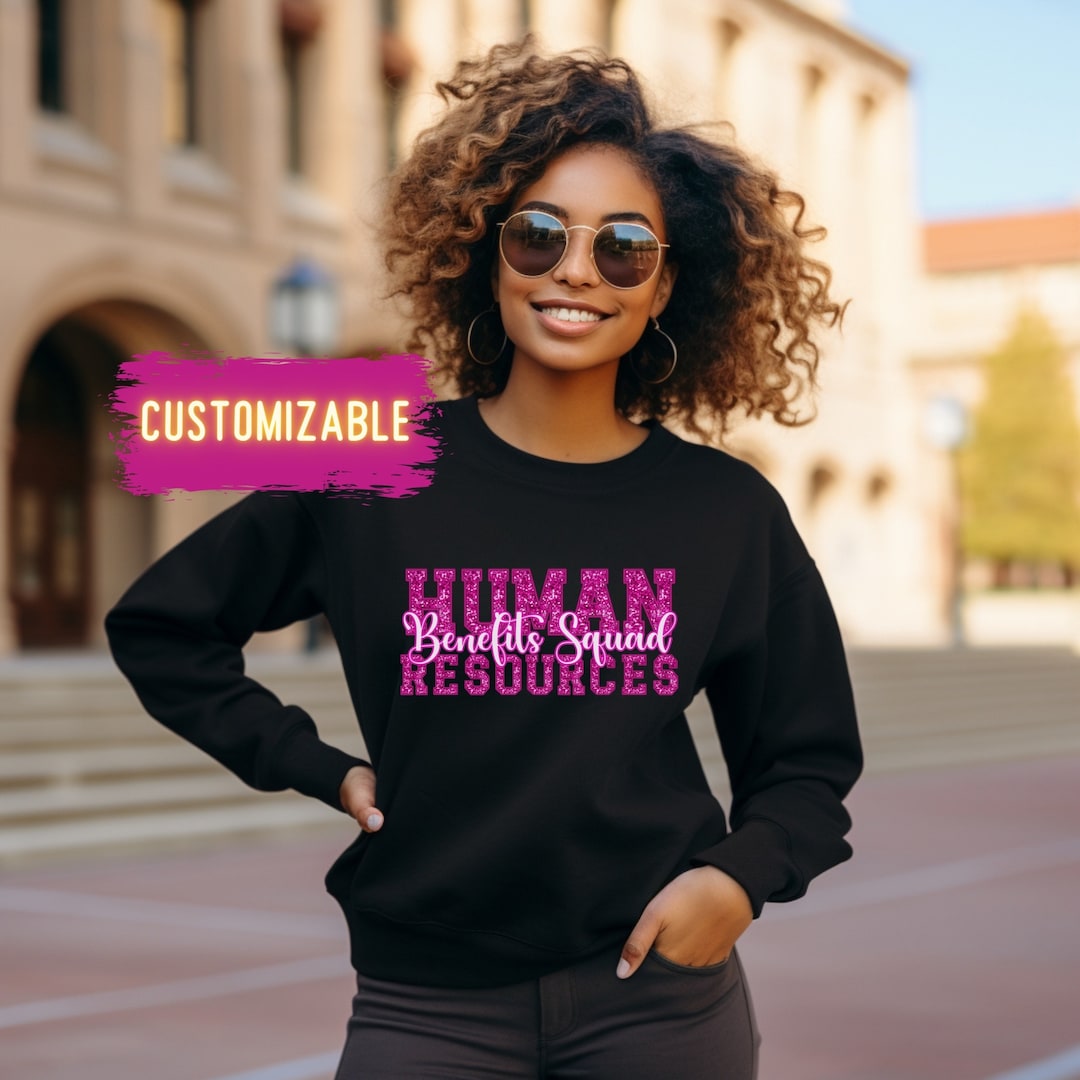 HR Sweatshirt Benefits Squad Shirt Team for Human Resources Etsy