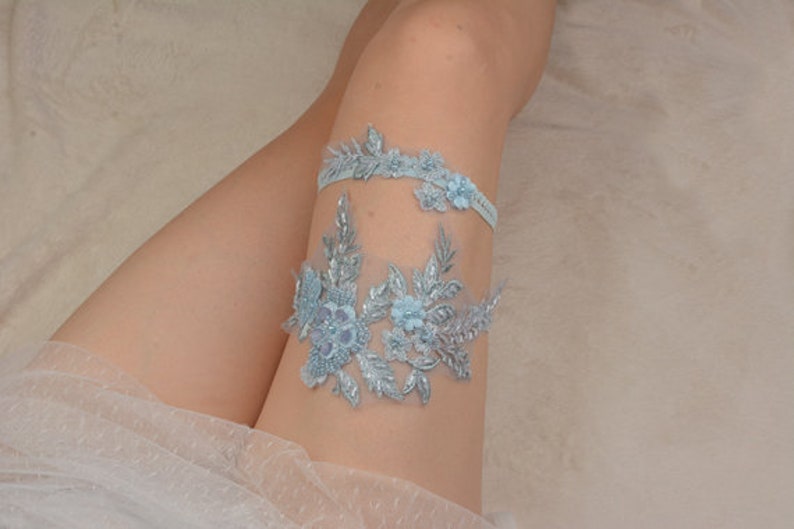 beaded floral garter,garters for wedding blue bridal garter wedding garter set bride garter set,toss garter something blue garter