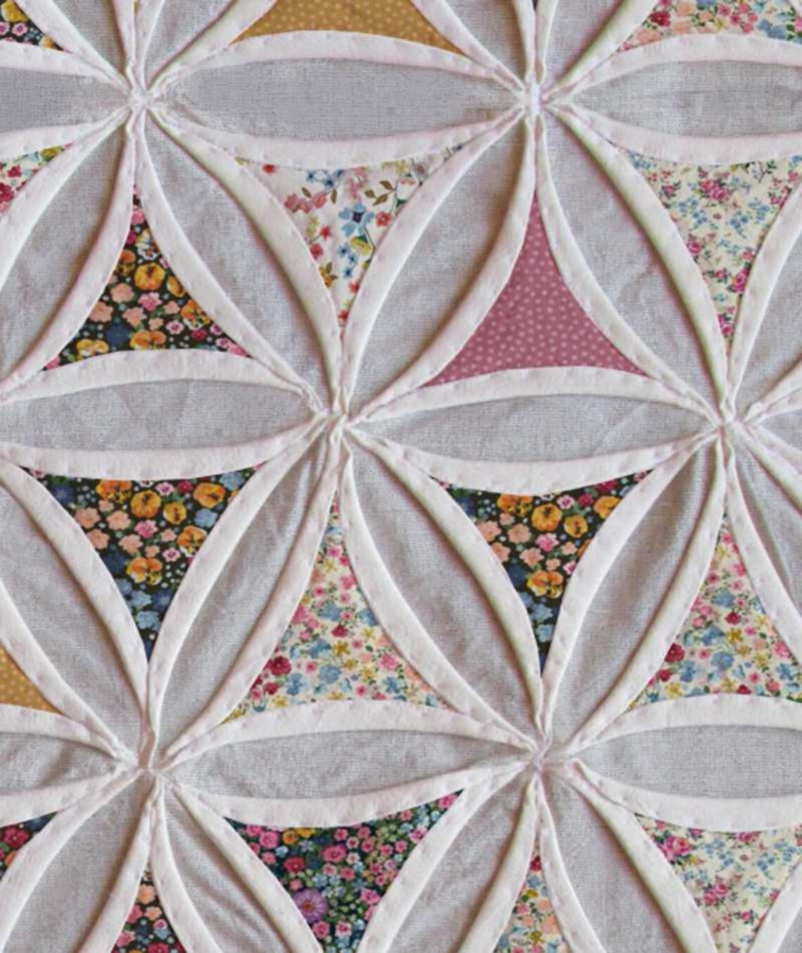 Cathedral Window Wall Hanging Tutorial. PDF Download Etsy