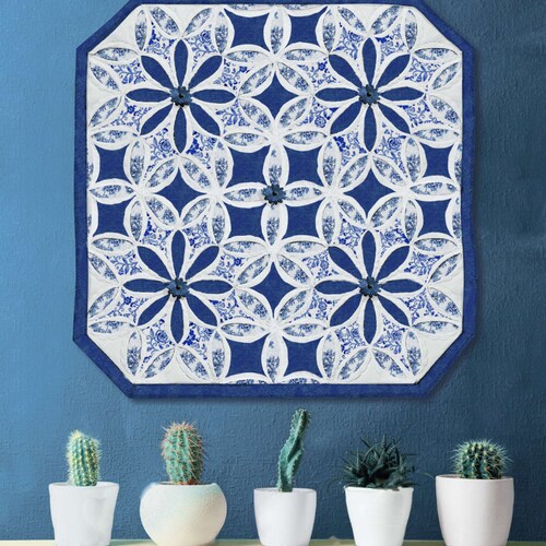 Cathedral Window Wall Hanging Tutorial. PDF Download Etsy