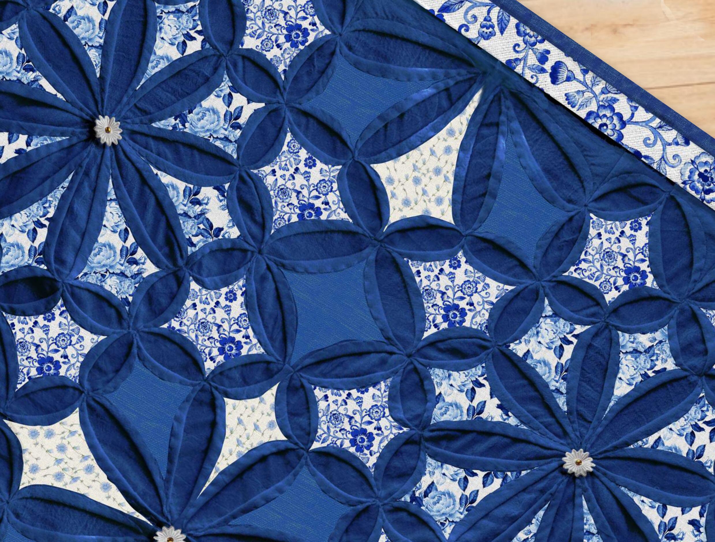 Cathedral Window Wall Hanging Tutorial. PDF Download Patterns Video