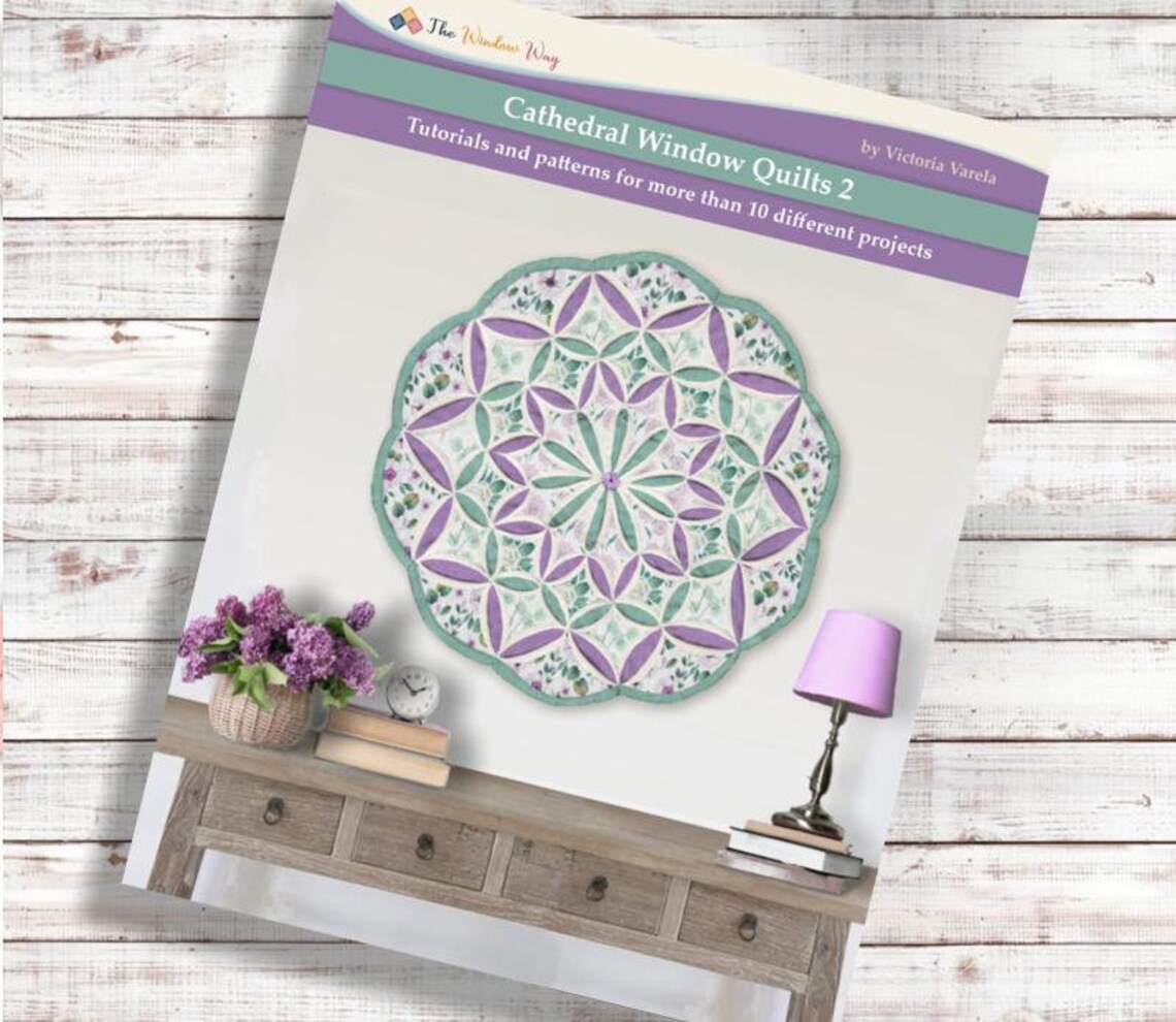 Cathedral window quilt 2. Book. PDF Download Video tutorials Etsy