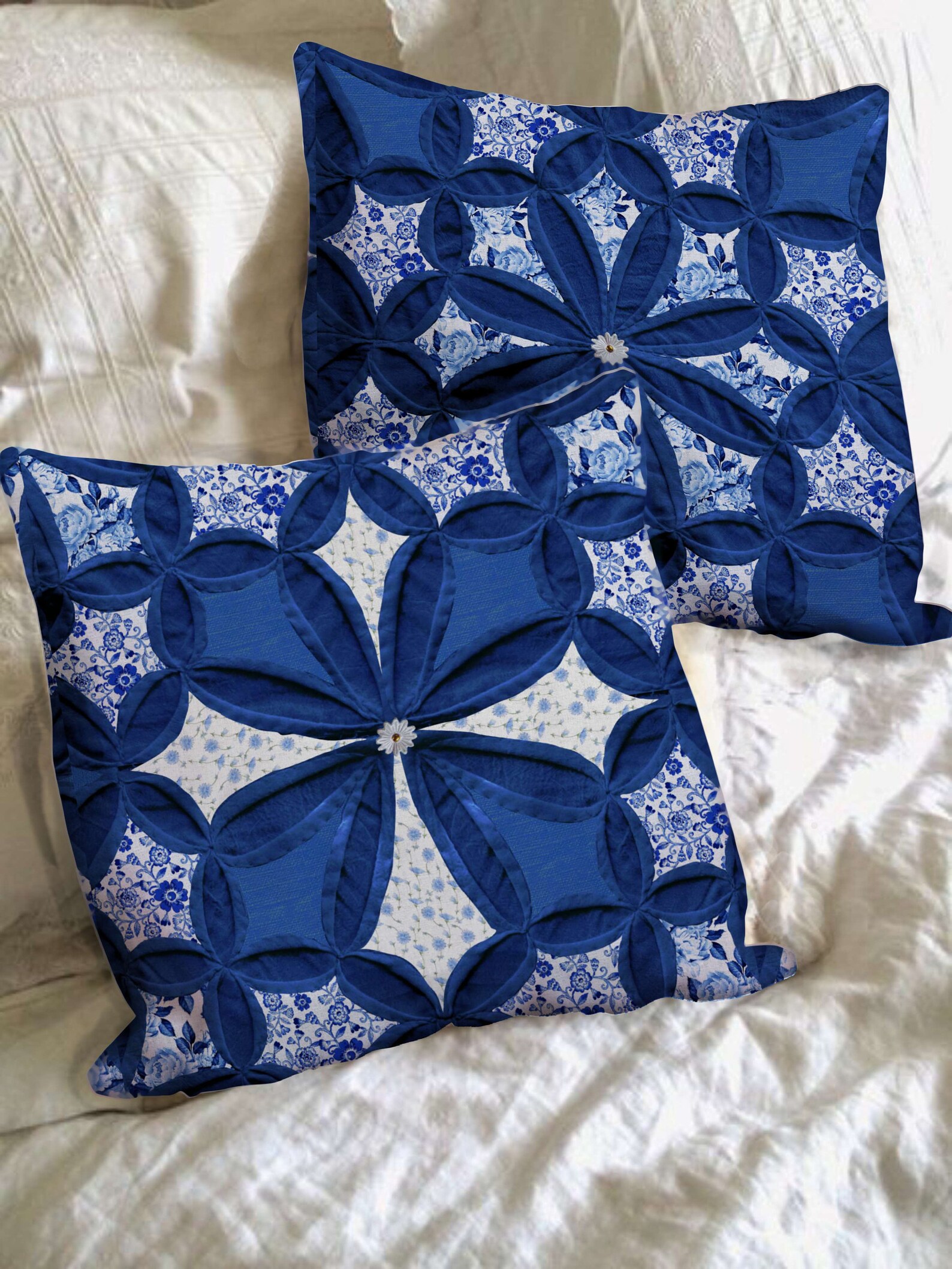 Cathedral Window Wall Hanging Tutorial. PDF Download Patterns Video