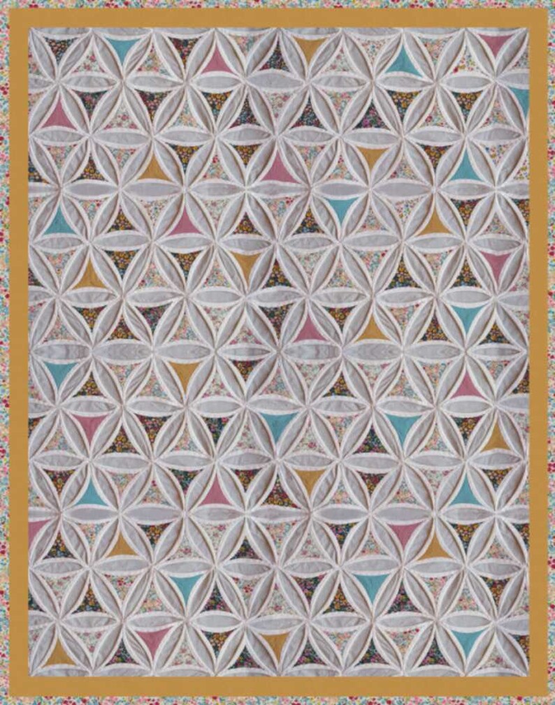 Cathedral Window Wall Hanging Tutorial. PDF Download Etsy