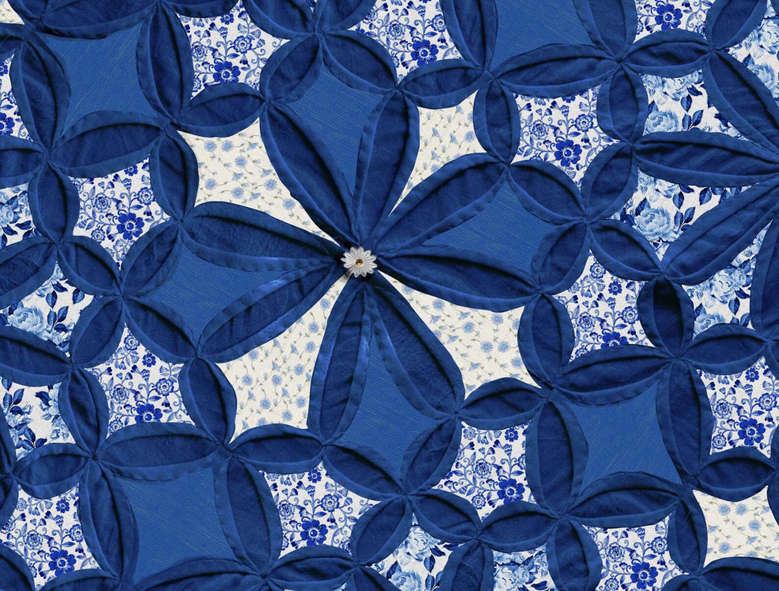 Cathedral Window Wall Hanging Tutorial. PDF Download Patterns Video