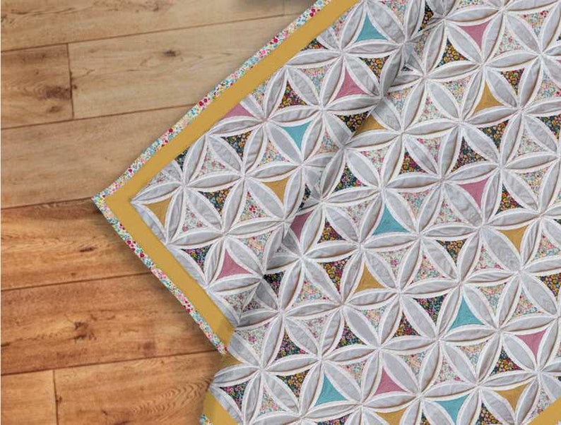 Cathedral Window Wall Hanging Tutorial. PDF Download Etsy