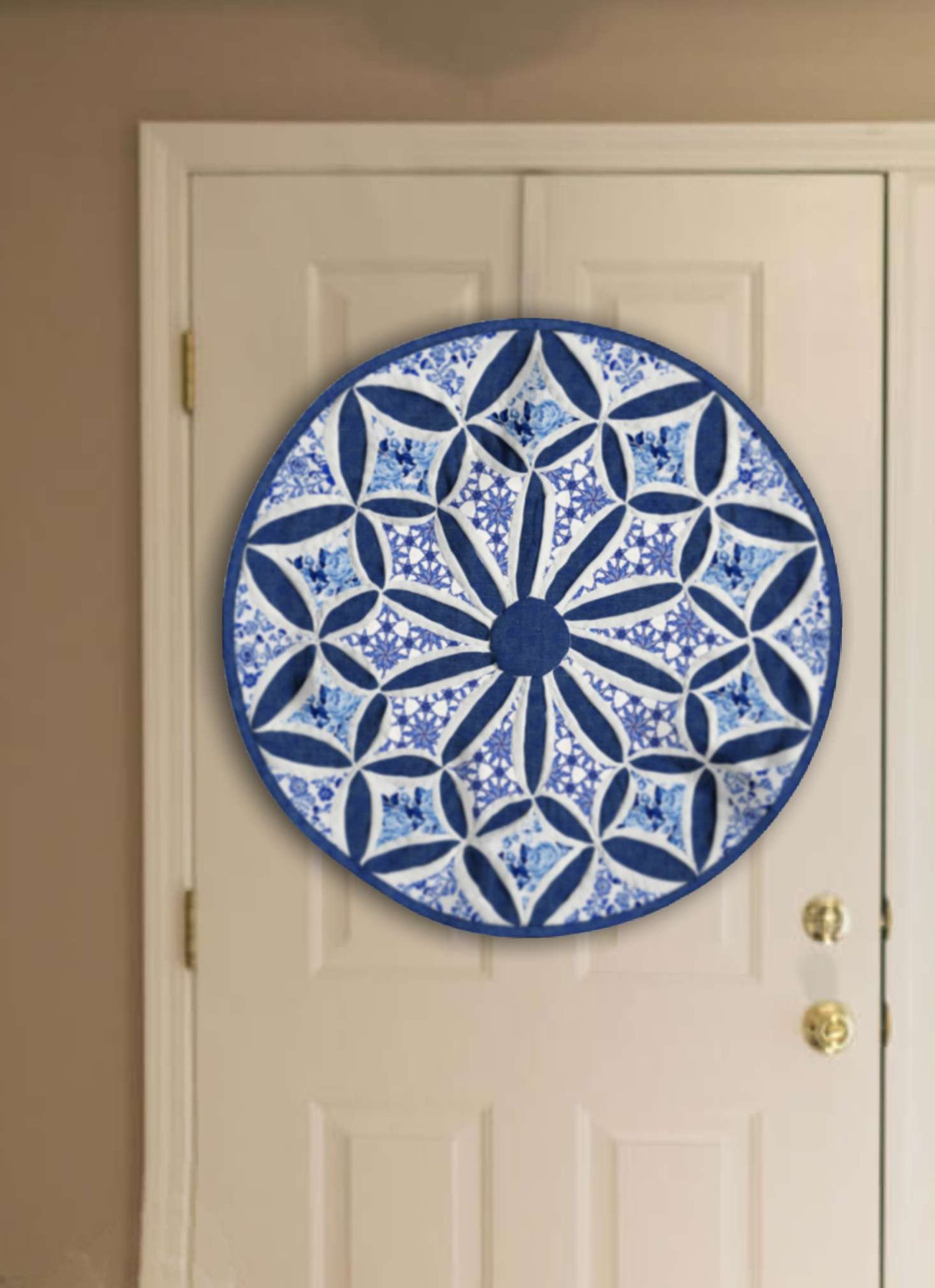 Cathedral Window Wall Hanging Tutorial. PDF Download Patterns Video