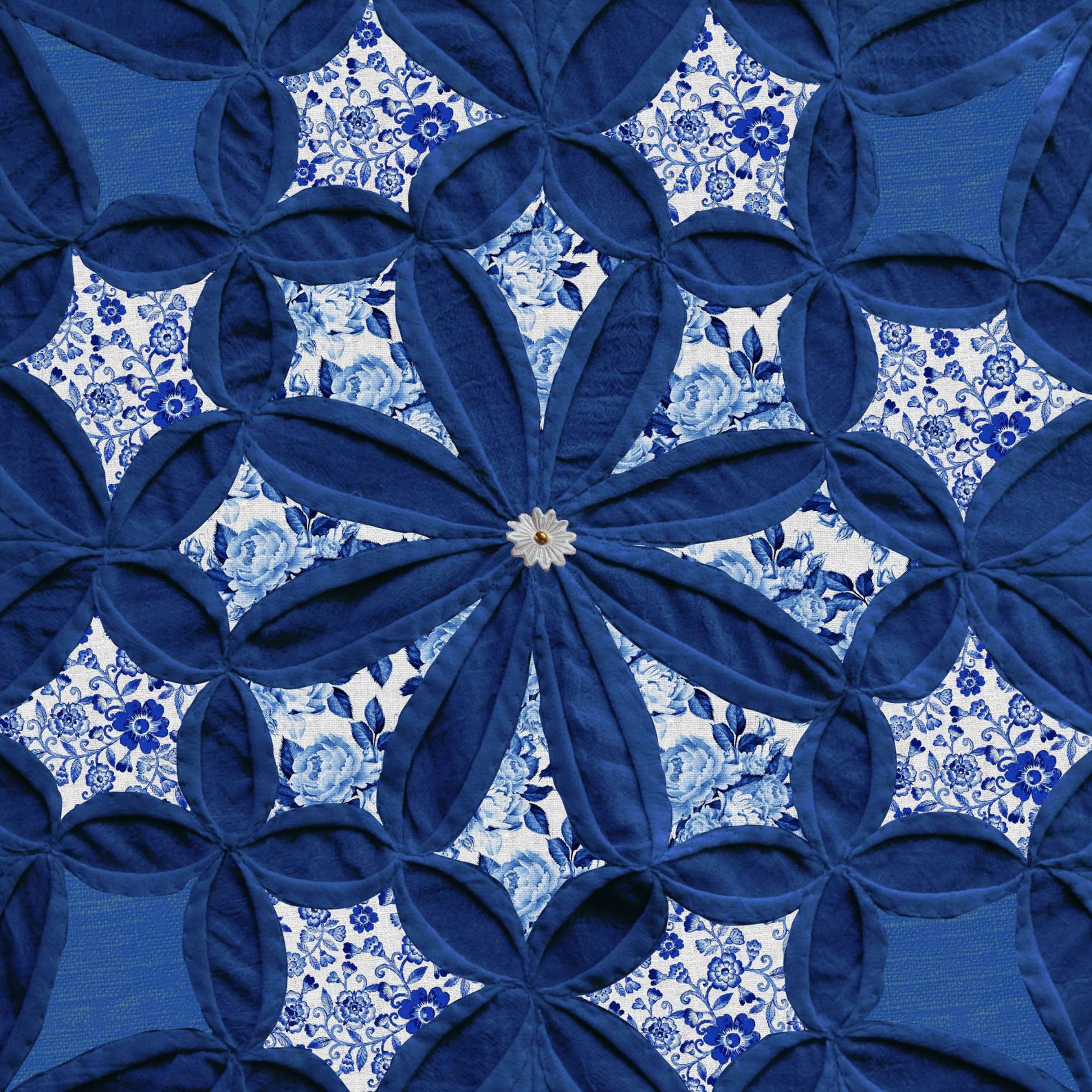 Cathedral Window Wall Hanging Tutorial. PDF Download Patterns Video