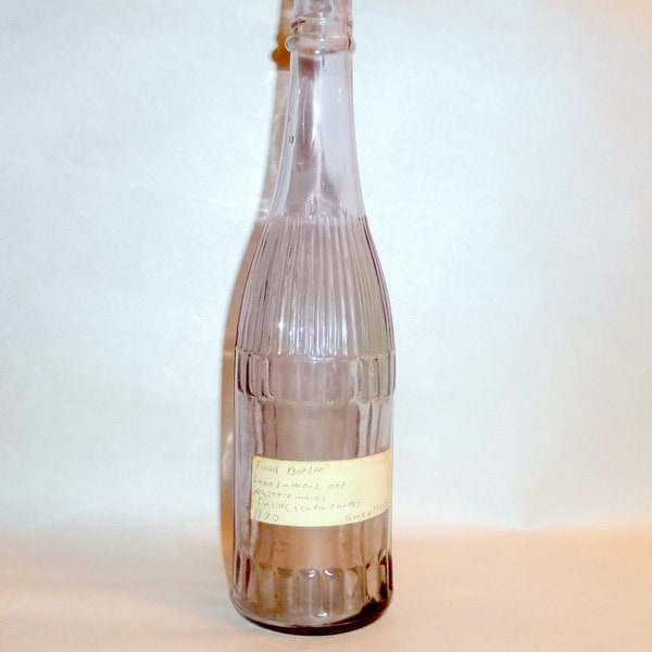 Glass Ketchup Bottle Etsy