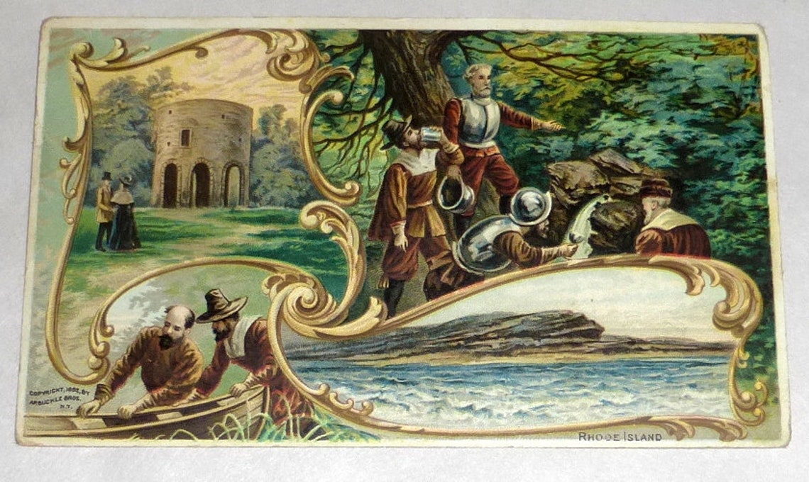 Antique Advertising Trade Card Arbuckle Coffee RHODE ...