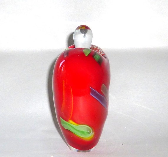 Vintage Blown Glass Perfume Bottle Exploding with Fir… Gem