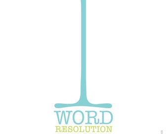 One Word Resolution Self Paced Digital Guidebook (Editable) GROUP USE