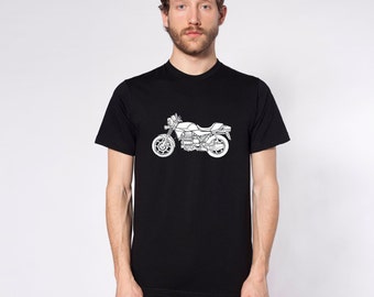 KillerBeeMoto: Limited Release 1980's Germanic Motorcycle "Flying Brick"  Short And Long Sleeve Motorcycle Shirts