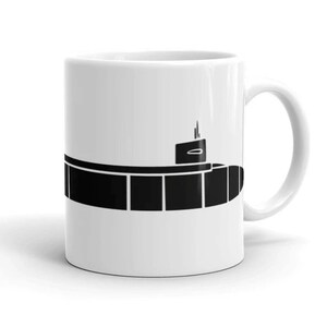 KillerBeeMoto: Coffee Mug With A Columbia Class Attack Submarine