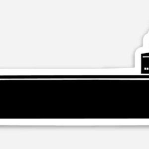 KillerBeeMoto:  Los Angeles Class Submarine Vinyl Sticker Illustration