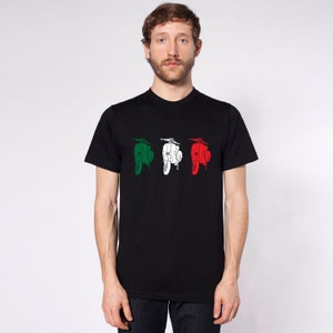 KillerBeeMoto: Limited Release Italian Engineered Scooter (Italian Colors) Short And Long Sleeve Shirts