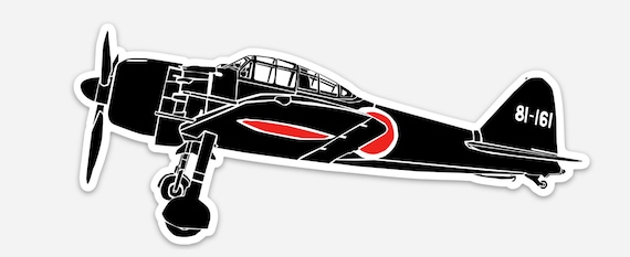 Killerbeemoto: Vintage WWII A6M Japanese Zero Fighter Airplane