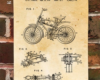 KillerBeeMoto: Duplicate of Original U.S. Patent BMX Bike