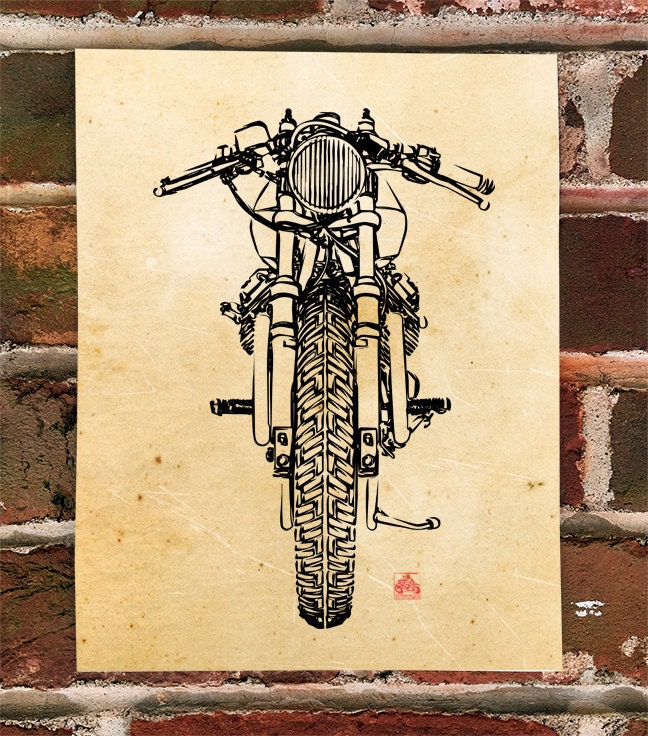 Killerbeemoto: Limited Prints Italian Engineered Vintage Cafe