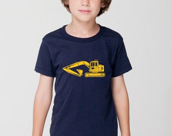 KillerBeeMoto: Baubagger Schweres Gerät Kurz- oder Langarm-T-Shirt
