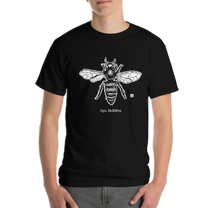 KillerBeeMoto: Honey Bee (Apis Mellifera) Pen Sketch Short & Long Sleeve Shirts