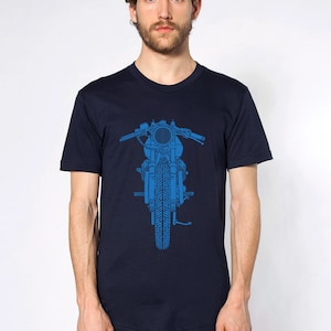 KillerBeeMoto: Limited Release Vintage Italian Engineered Cafe Racer V-Twin Motorcycle Short And Long Sleeve Motorcycle Shirt