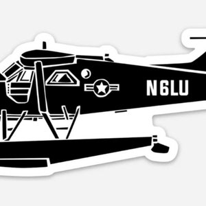 KillerBeeMoto: de Havilland Canada DHC-2 Beaver Sea Plane Vinyl Sticker Illustration