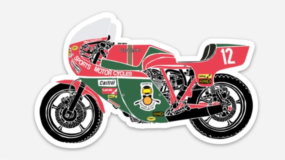 Isle Of Man TT Vinyl Sticker – Motorcycle Decal, Island Sticker, Mt00079
