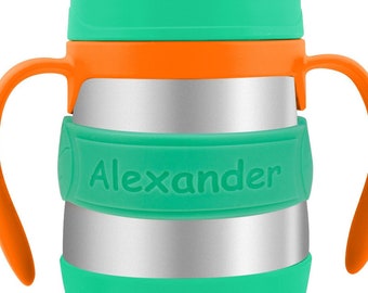 PACK of 2 Personalized Daycare Labels / Baby Bottle Labels / Sippy Cup Labels / Silicone Name Bands