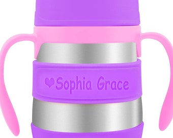 Personalized Daycare Label / Sippy Cup Label / Baby Bottle Label / Water Bottle Label / Bottle Name Band (1)