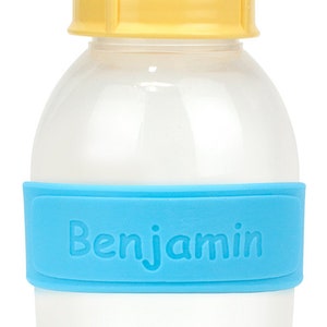 PACK of 2 Personalized Baby Bottle Labels / Sippy Cup Labels / Silicone Name Bands / Water Bottle Labels image 10