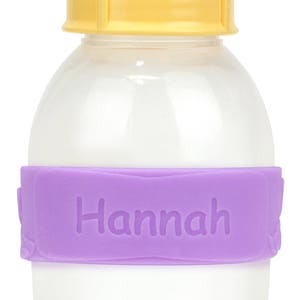 PACK of 3 Personalized Daycare Labels / Baby Bottle Labels / Sippy Cup Labels / Silicone Band Labels image 4