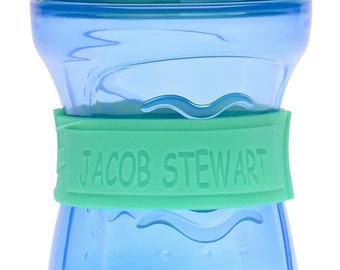 PACK of 3 Personalized Daycare Labels / Baby Bottle Labels / Sippy Cup Labels / Silicone Band Labels