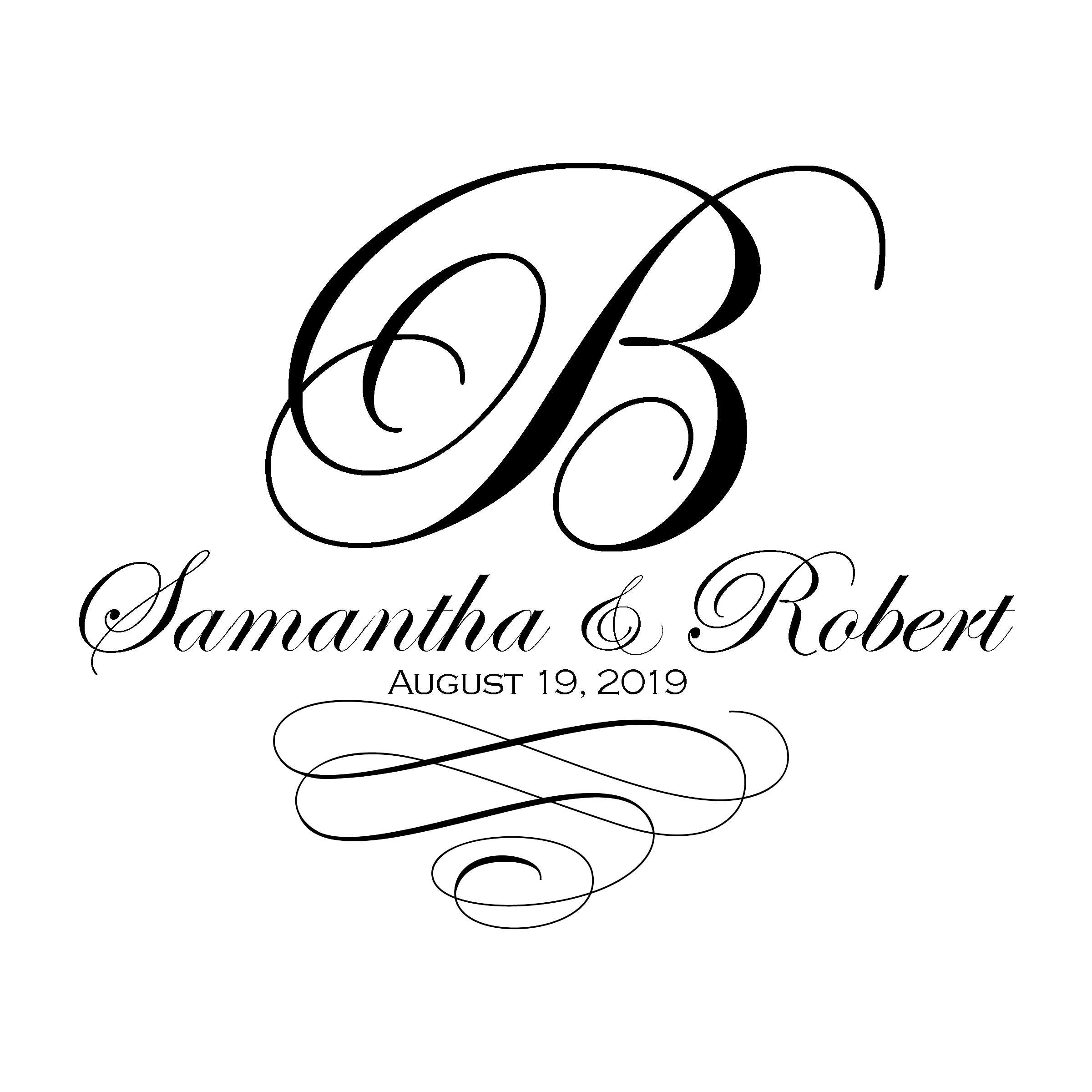 Elegante script de 126 de la boda logotipo de la boda - Etsy México Elegante script de 126 de la boda logotipo de la boda - Etsy México