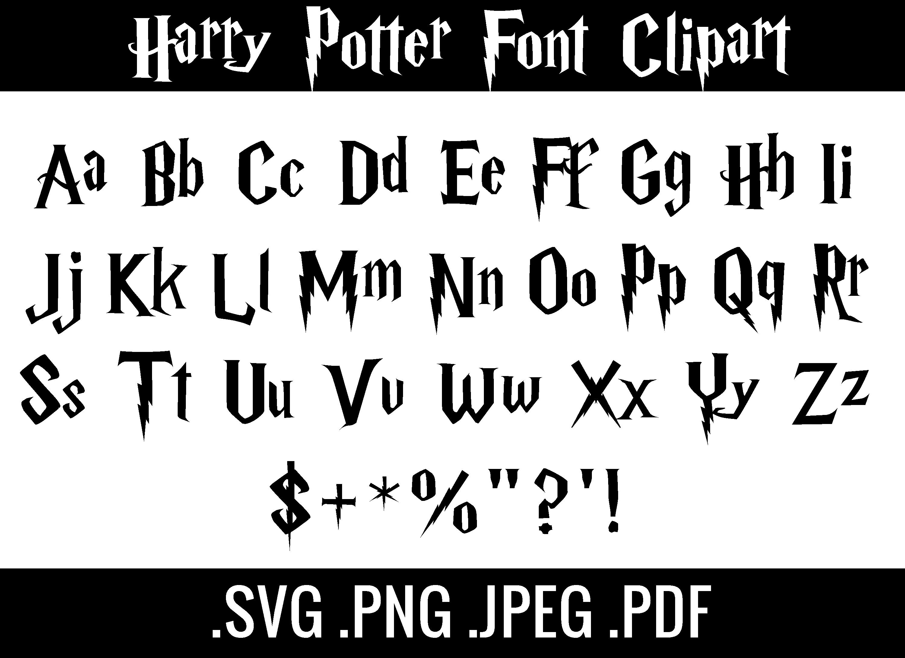 free harry potter fonts free harry potter fonts