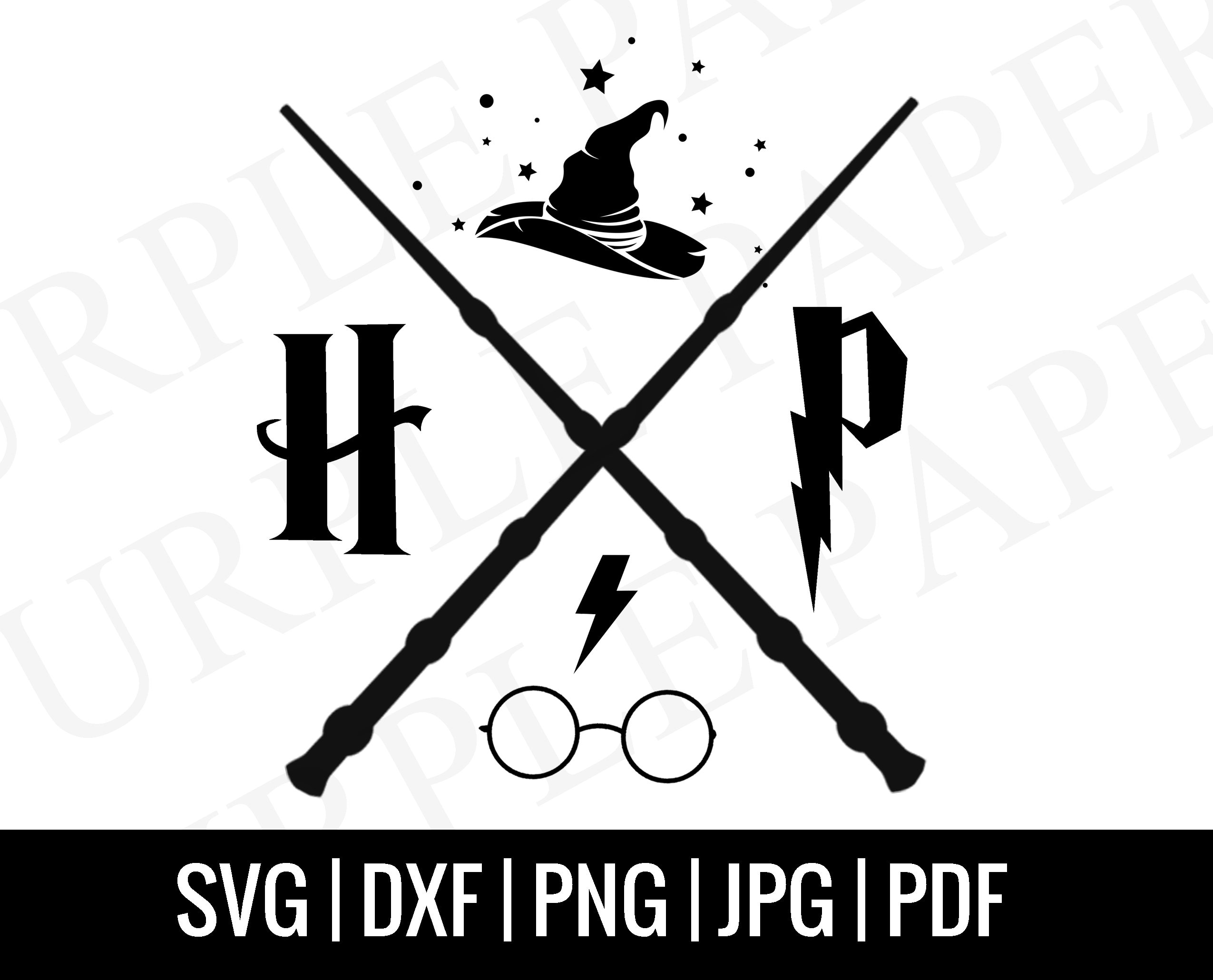 Harry Potter Clipart Harry Potter Svg Harry Potter I Wizard | Etsy
